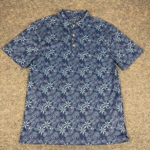 Bermuda Sands Performance Golf Polo Shirt Floral Mens Small S
